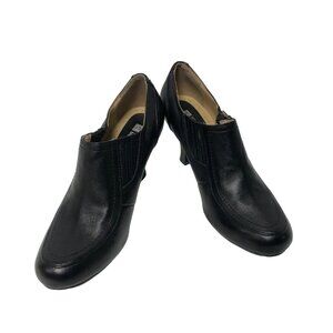 White Mountain Bootie Womens Size 7.5M Black 3 inch Heel Shoe Ankle Boot